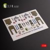 KELIK K48099 A-6A Intruder - interior 3D decals for HobbyBoss kit 1/48